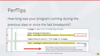Debugging made easier
IntelliTrace?
Join the Conversation #VS2015 @AdamCogan
 