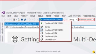 Join the Conversation #VS2015 @AdamCogan
 
