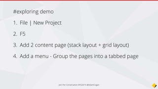 Demo #1
File | New Project
 