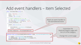 Join the Conversation #VS2015 @AdamCogan
 