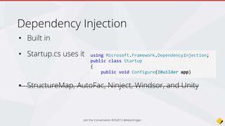 Join the Conversation #VS2015 @AdamCogan
 