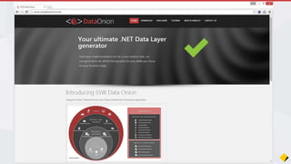 Dependency Inject
• Can use it in Razor page too
Join the Conversation #VS2015 @AdamCogan
@using WebApplication23
@inject TimeService TimeSvc
<h3>@ViewBag.Message</h3>
<h3>
@TimeSvc.Ticks From Razor
</h3>
 
