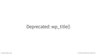 What's new in WordPress 4.4 (For Demo)