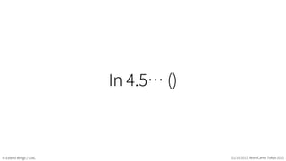 What's new in WordPress 4.4 (For Demo)