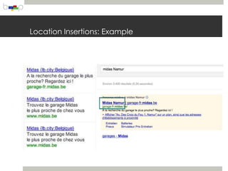 Location Insertions: Example
 