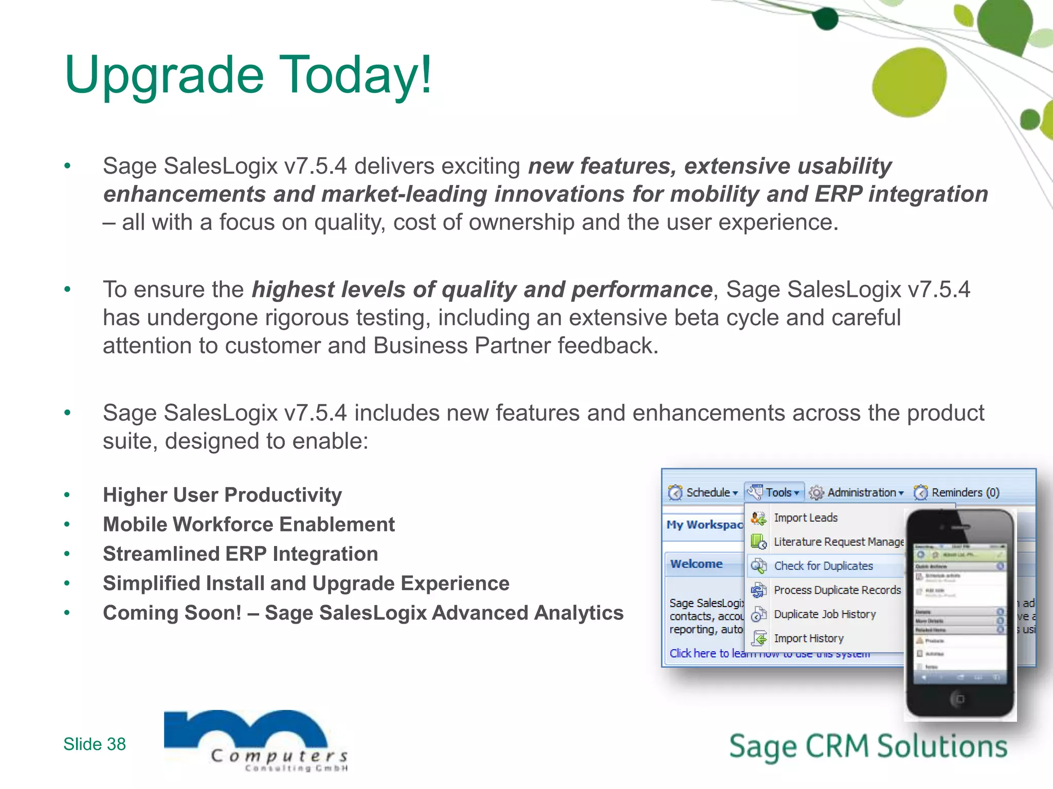 View Detailed Customization Information