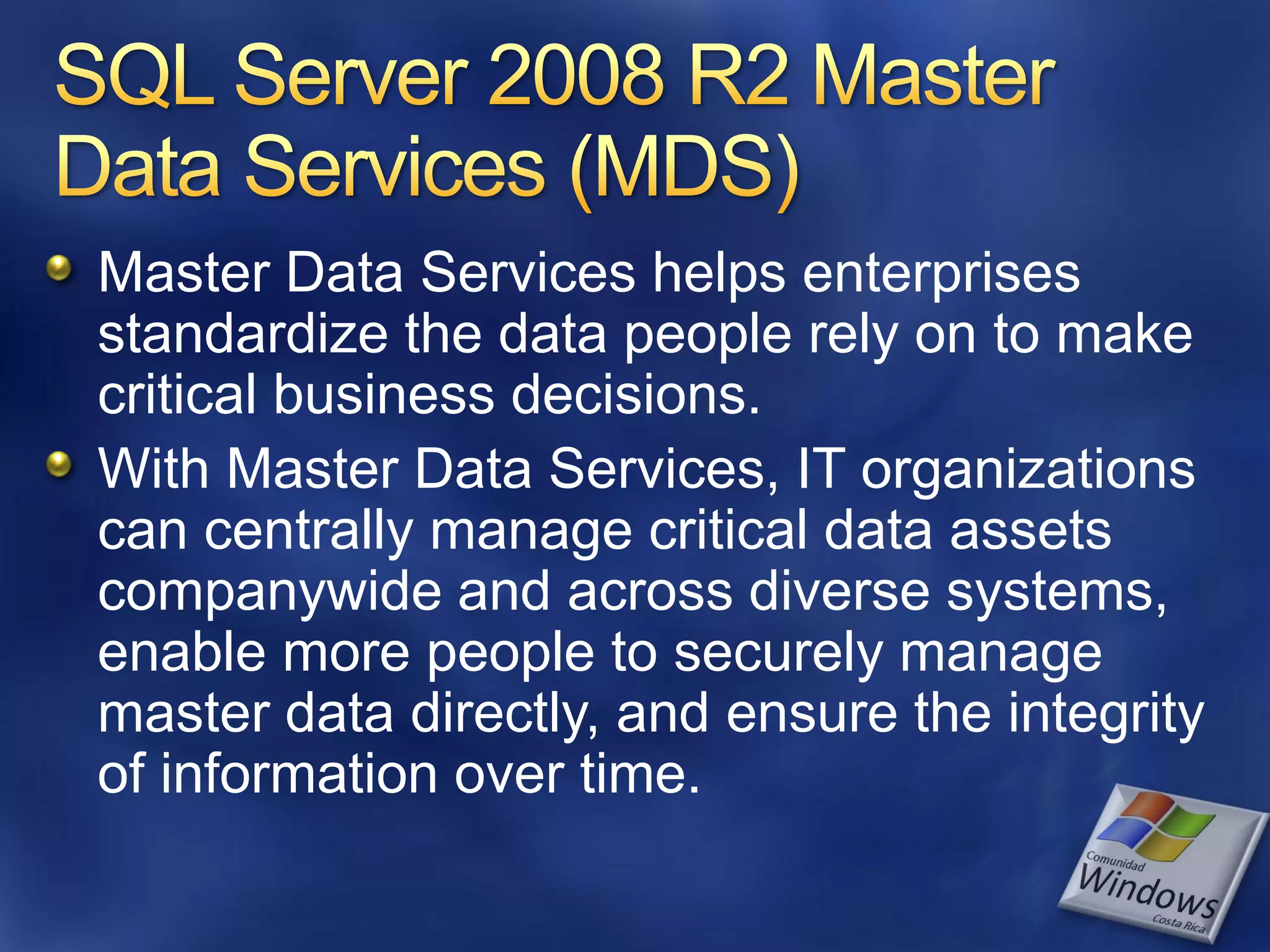 Whats New Sql Server 2008 R2 Cw | PPT
