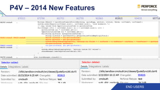 P4V – 2014 New Features 
END USERS 
 