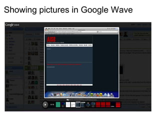 Showing pictures in Google Wave