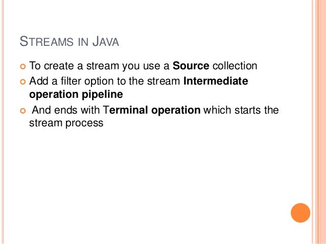What’s new in java 8