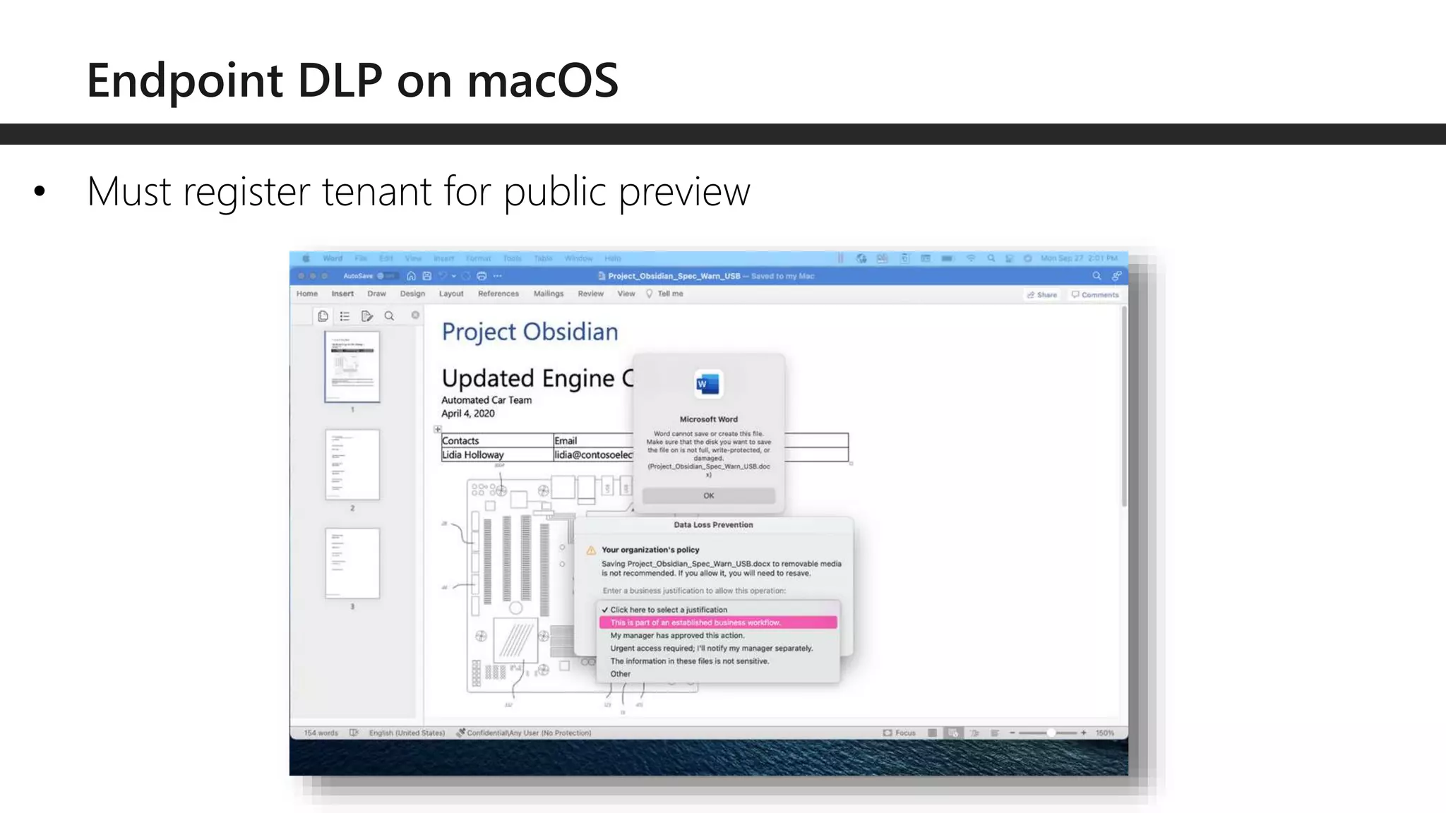 • Must register tenant for public preview
 