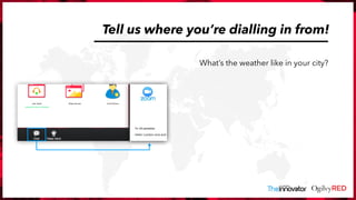 What’s the weather like in your city?
Tell us where you’re dialling in from!
 