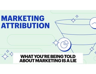 WHATYOU’REBEINGTOLD
ABOUTMARKETINGISALIE
 