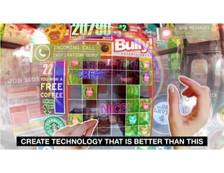 CREATE TECHNOLOGY THAT IS BETTER THAN THIS
 