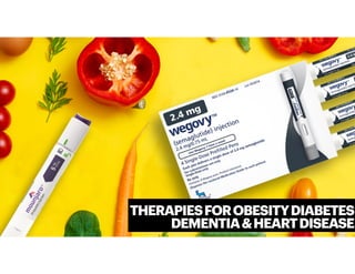 THERAPIESFOROBESITYDIABETES
DEMENTIA&HEARTDISEASE
 