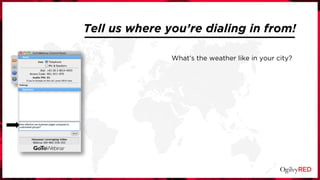 What’s the weather like in your city?
Tell us where you’re dialing in from!
 