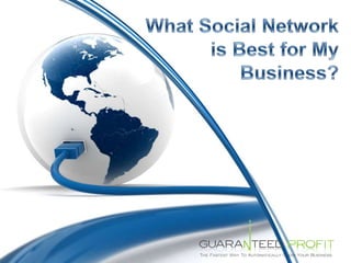 What Social Network is Best for My Business? 