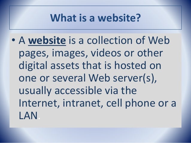 What s on the web