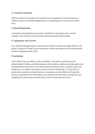 What Steps to take for presenting an Effective Sales Pitch.pdf