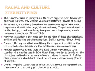 What stereotypes are found in television and films | PPTX