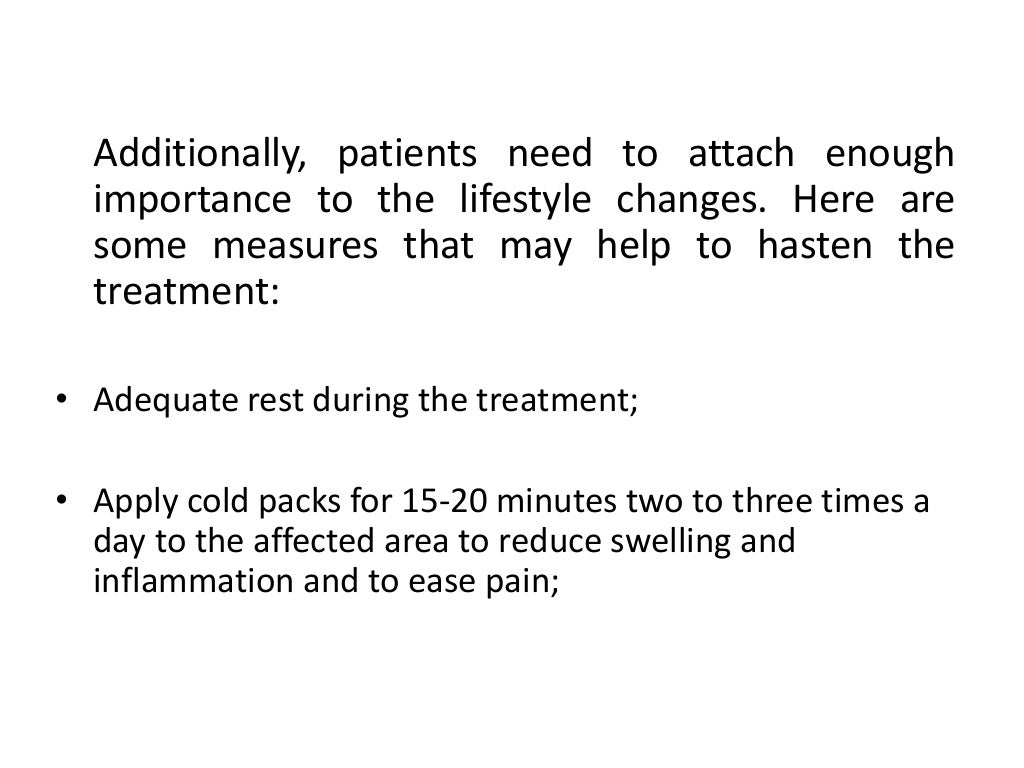 What’s the best cure for epididymitis