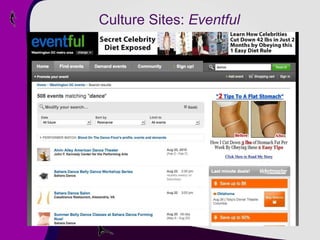 Culture Sites:  Eventful 