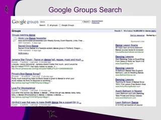 Google Groups Search 