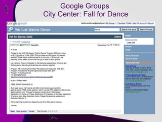 Google Groups  City Center: Fall for Dance 