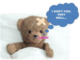 I DON’T FEEL
VERY
WELL...
 