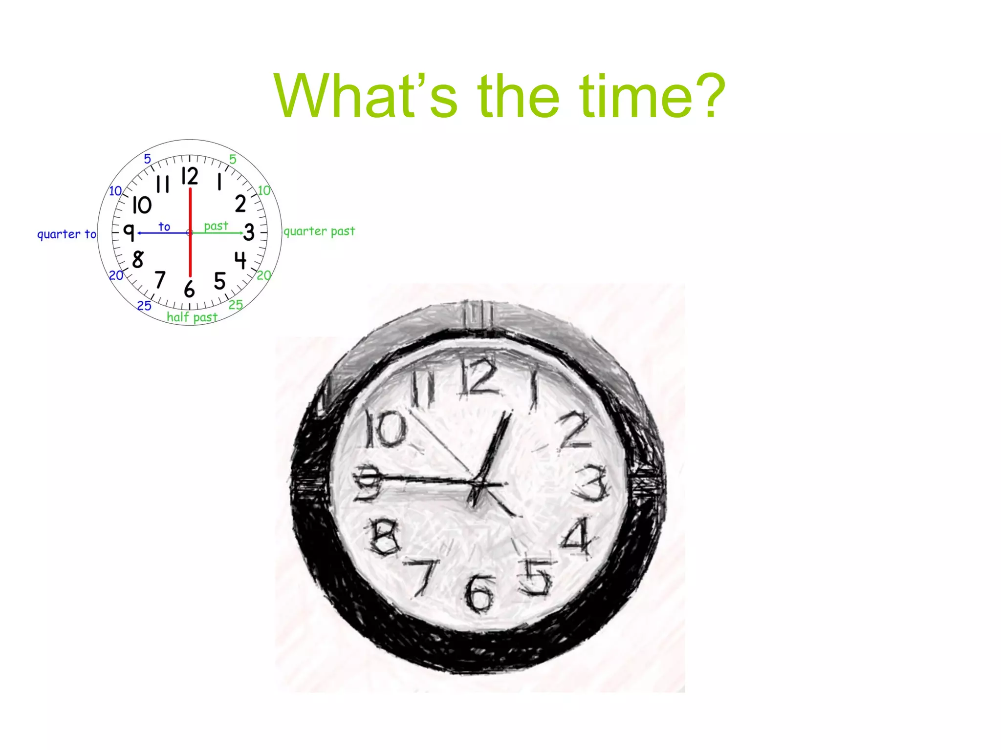 What’s the time?