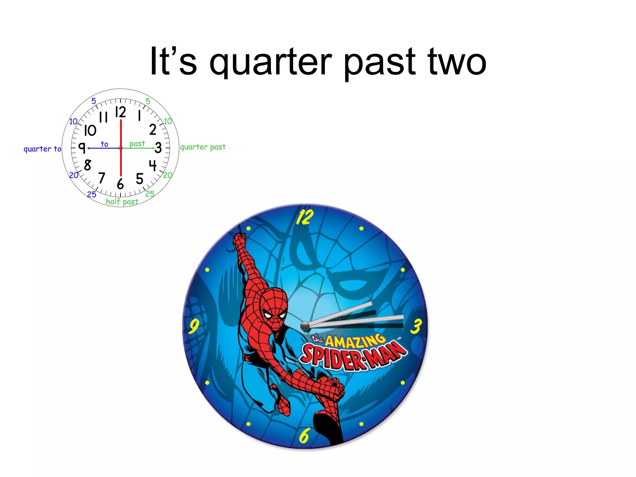 It’s quarter past two