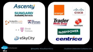 @ShapeBlue #CloudStack #CCC13 CloudStack Collaboration Conference 2013
 