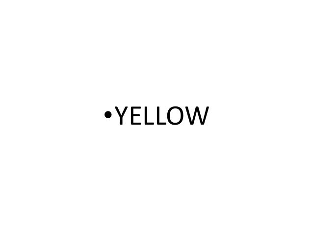 what s the word practising relative sentences and word for yellow