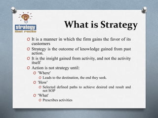 What strategy is not | PPTX