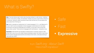 What Swifty is, from Enum | PDF