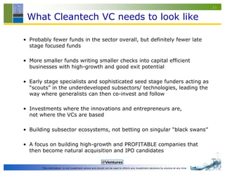 Whats Wrong with Cleantech Venture Capital Slide 23
