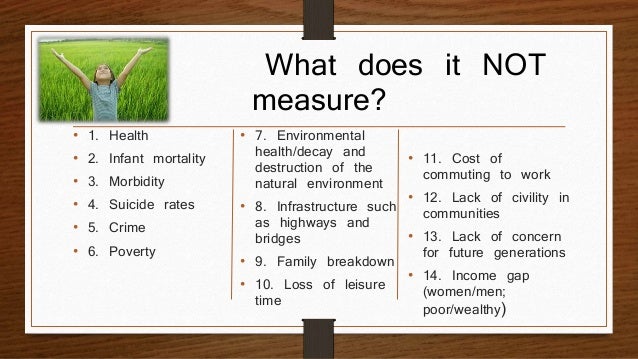 what is not included in gdp