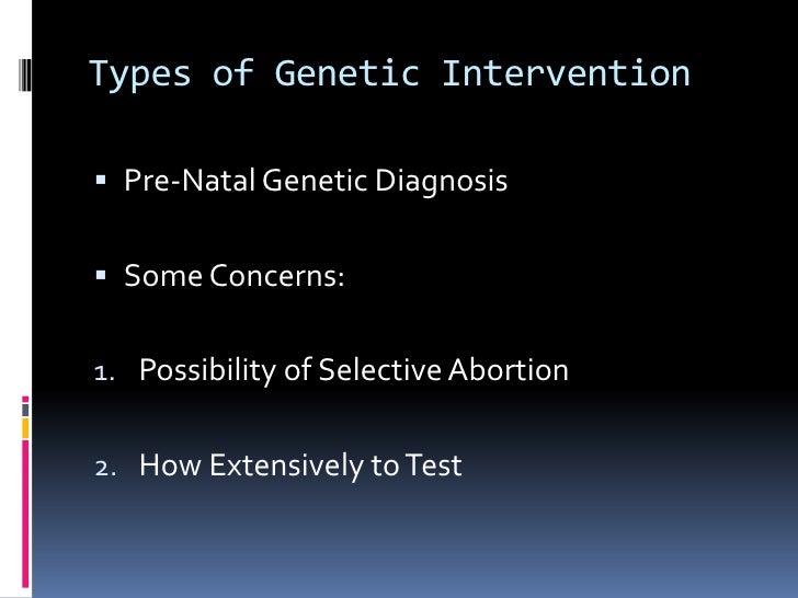 What's wrong with genetic enhancement