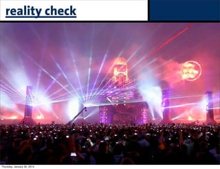 reality check

Thursday, January 30, 2014

 