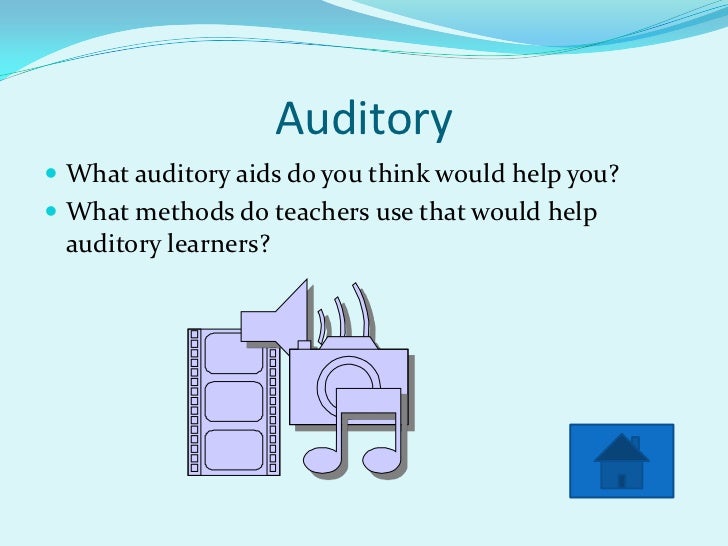 meaning of auditory learning style