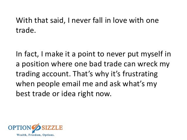 Best options to trade now