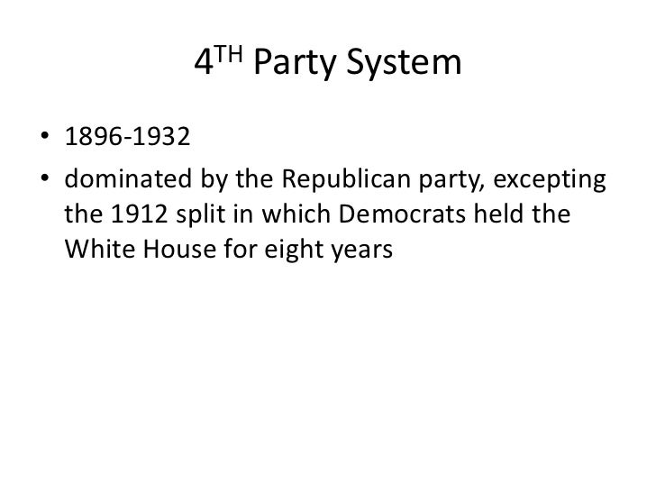 4th party system