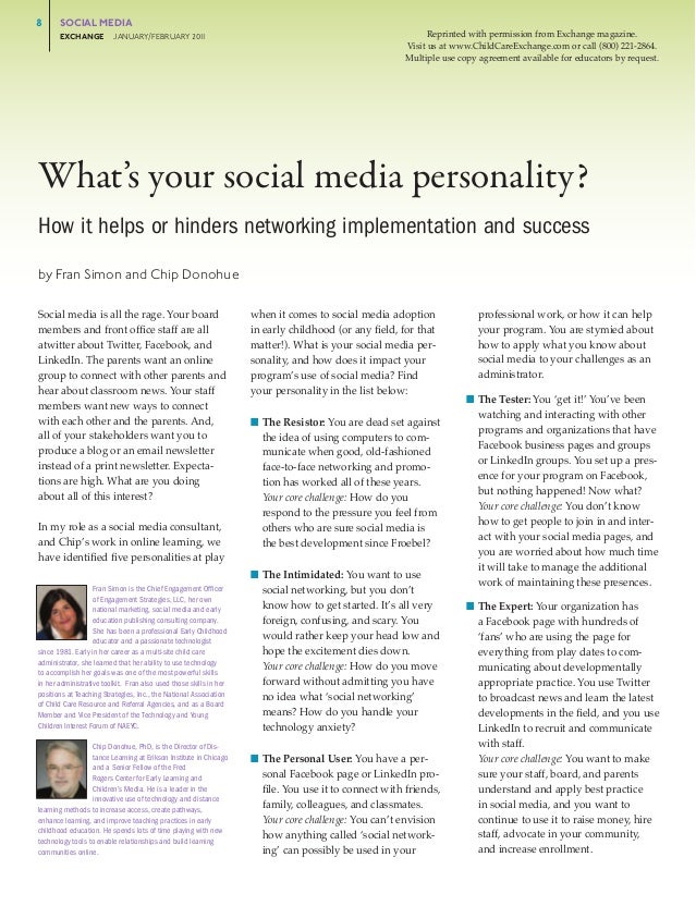 What’s your social media personality How it helps or hinders networki…