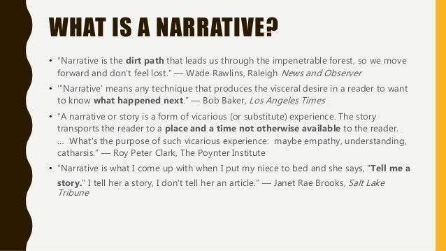 what s your story creating effective narratives what is narrative charting