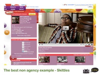 The best non agency example - Skittles
 