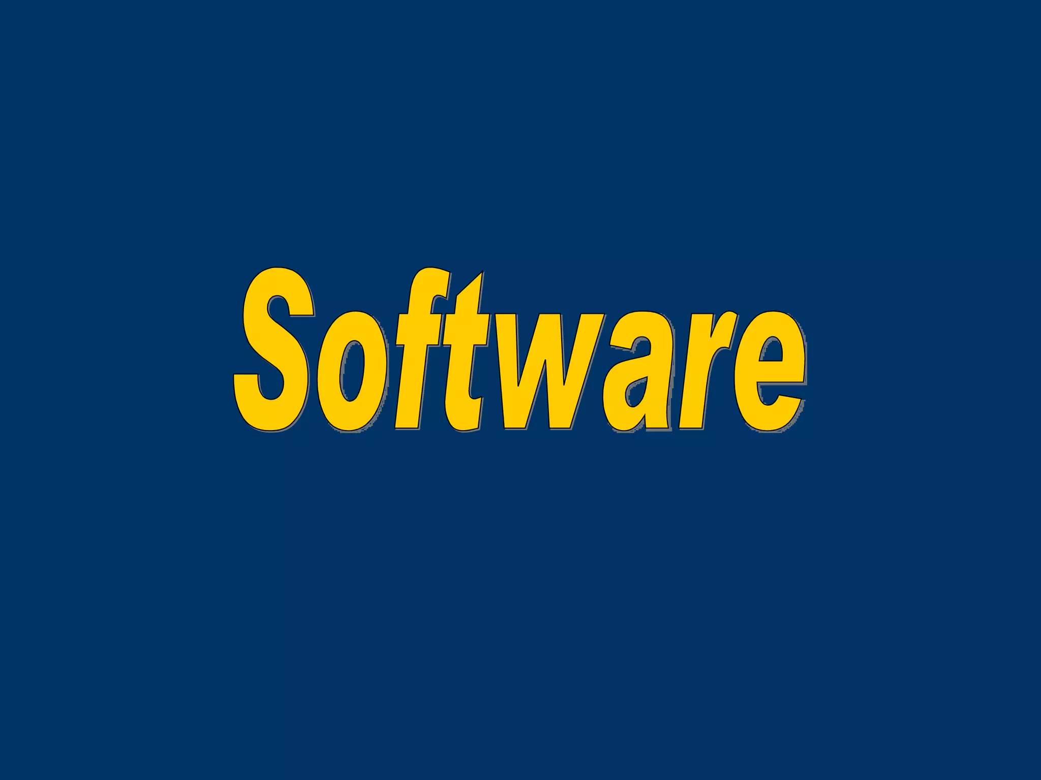 Software 