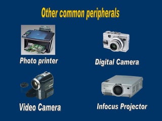 Photo printer Digital Camera Video Camera Infocus Projector Other common peripherals 