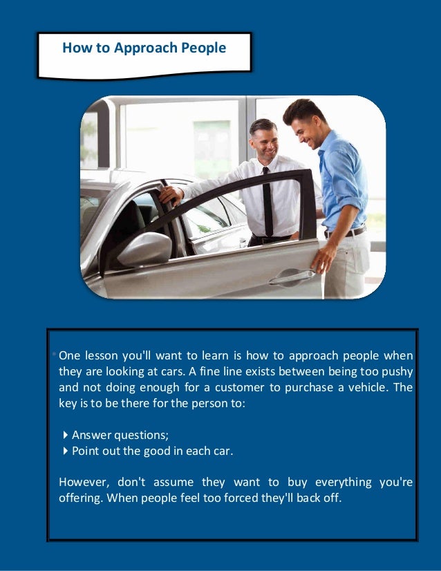 What the Best Cars Sales Training Courses Can Teach You