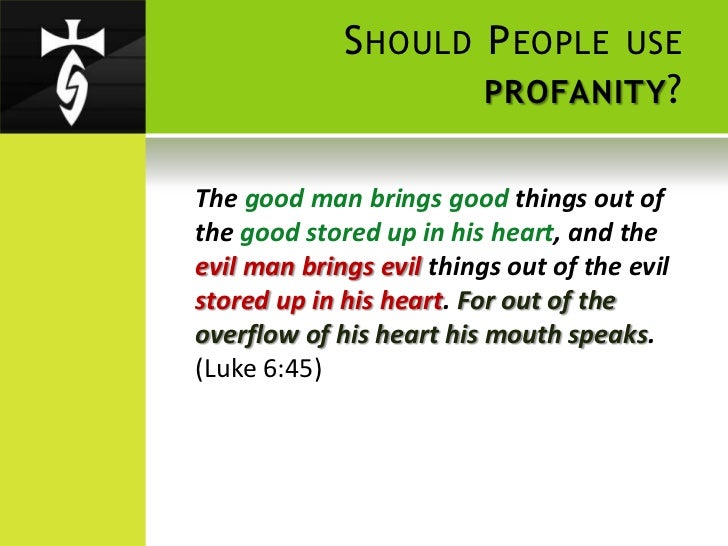 Examining The Use Of Profanity In The Bible – EKVZCX