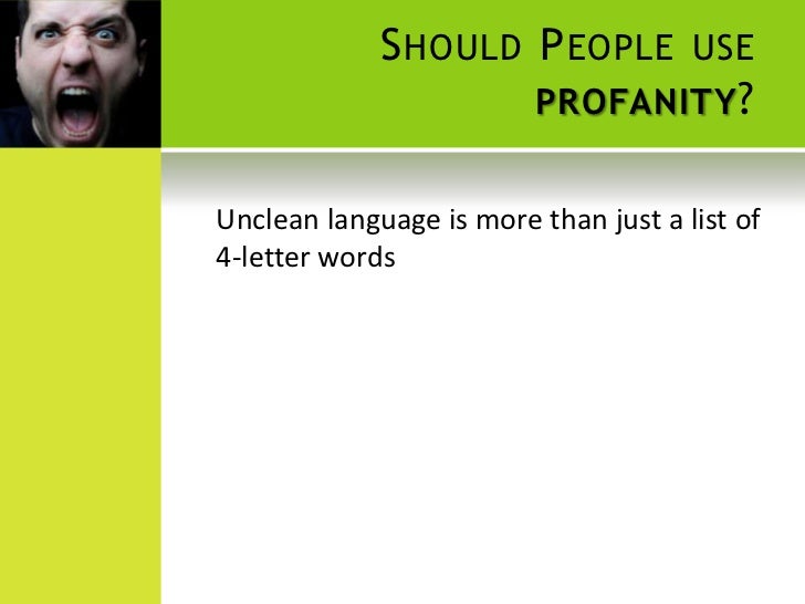 What the Bible Says About Profanity